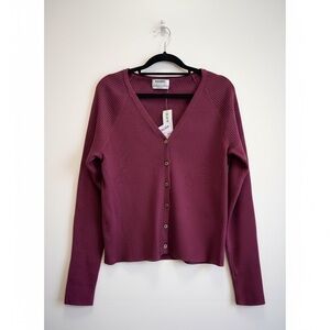 Old Navy Women's Cardigan in Burgundy